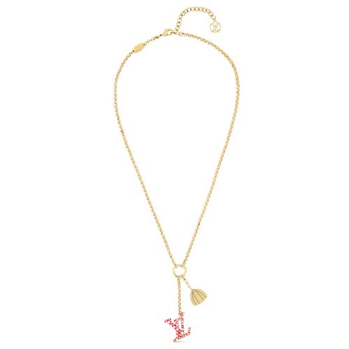 Louis Vuitton Women's LV x YK LV Iconic Infinity Dots Necklace 