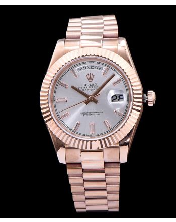 Rolex Stainless Steel Automatic Watch White