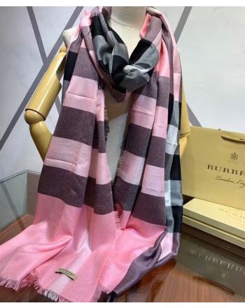 Burberry Women's Checked Silk And Wool-blend Lightweight Scarf