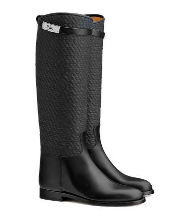 Hermes Women's Jumping Boot Black